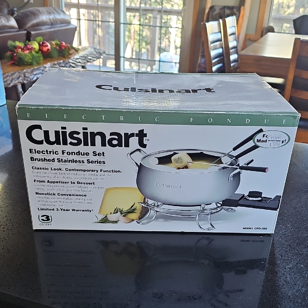 Cuisinart Stainless Steel Electric Fondue Set